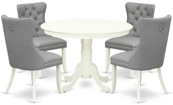 5 Piece Modern Dining Table Set