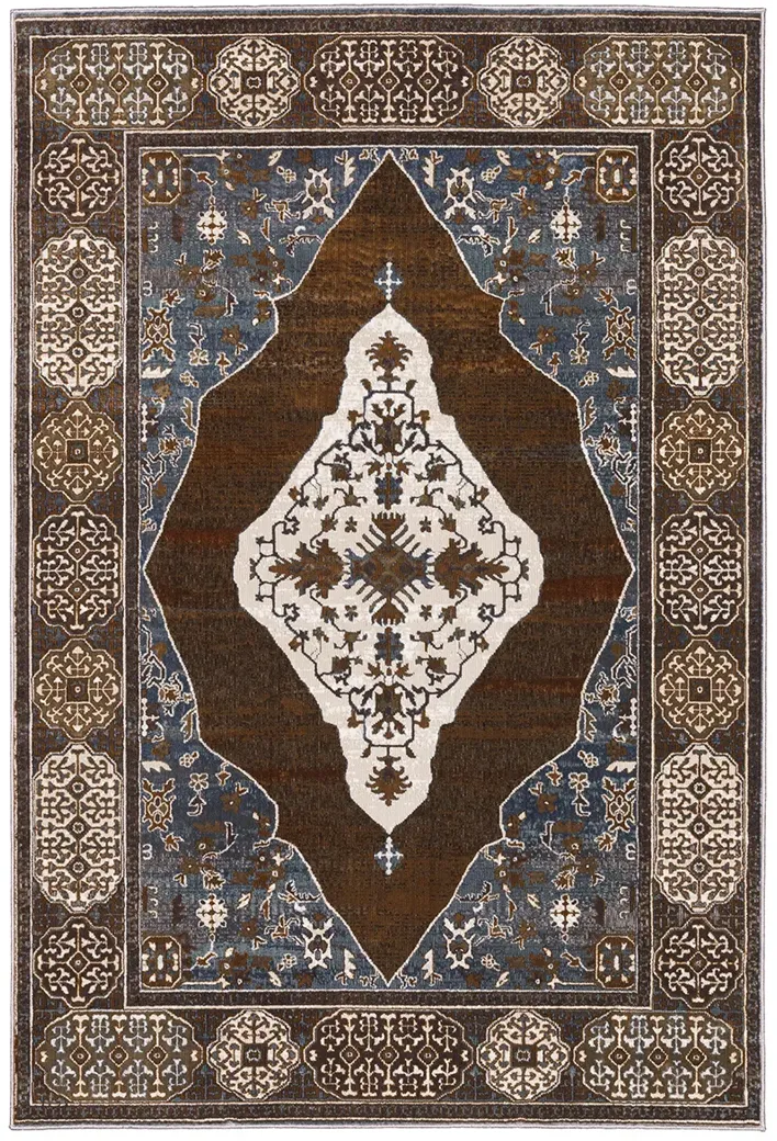 Ellington 3'10" x 5'5" Rust Rug