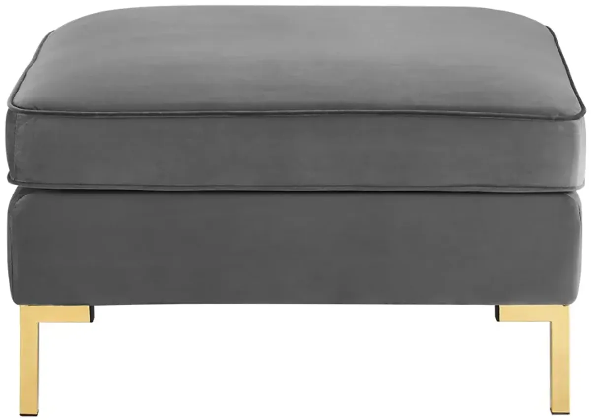 Ardent Performance Velvet Ottoman