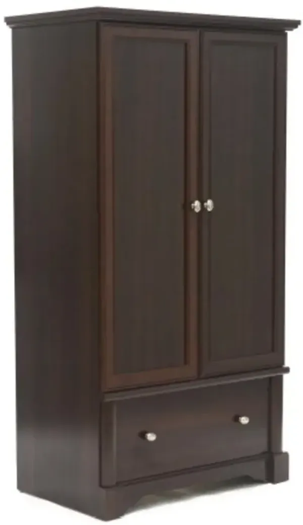 Hivvago Drawer and Garment Rod Wardrobe Armoire