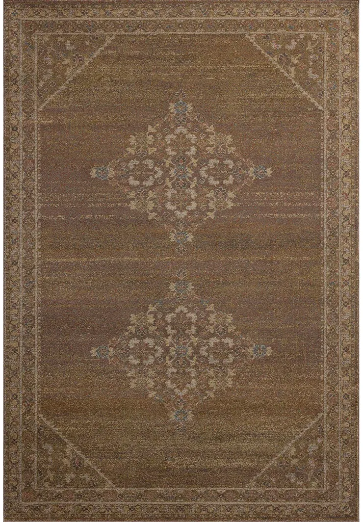 Mona Sunset/Natural 2'6" x 8'0" Runner Rug by Magnolia Home by Joanna Gaines x Loloi