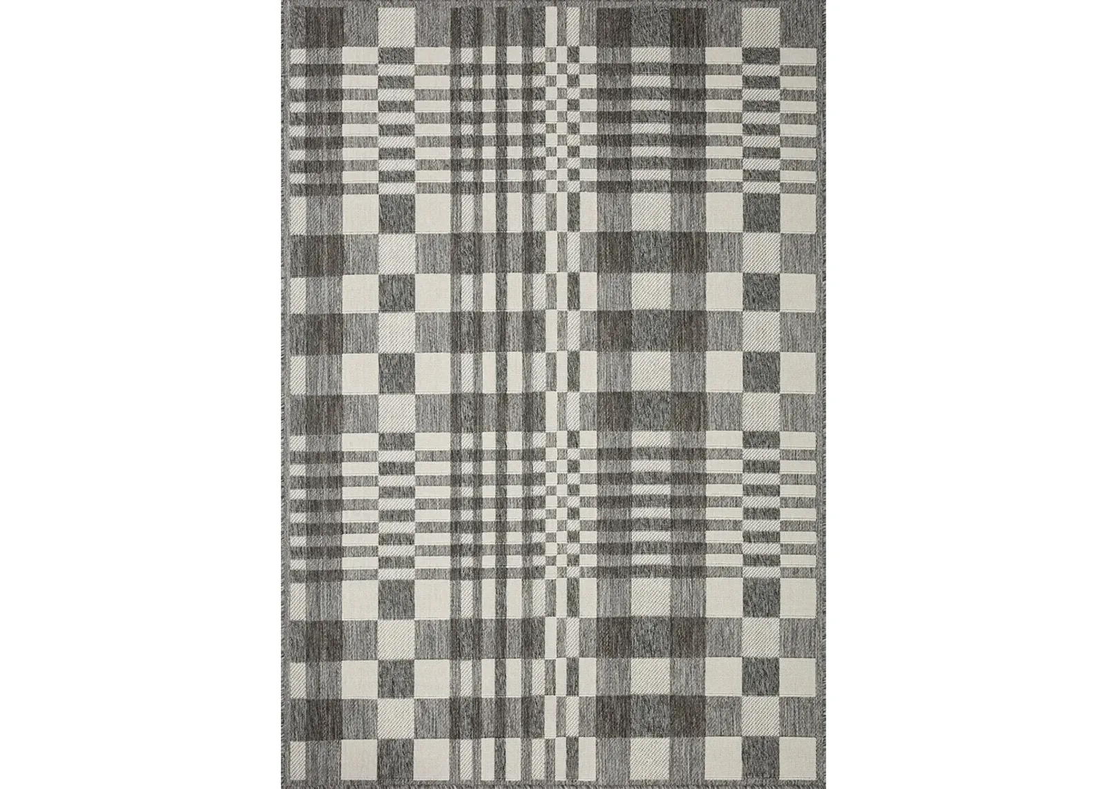 Rainier RAI04 Ivory/Pebble 7'10" x 10'10" Rug