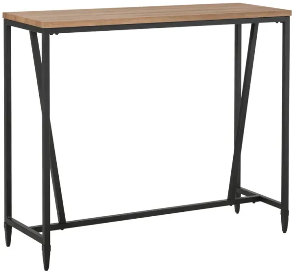 Wood Grain Finished Dining Table Furniture with Solid Construction and Foot Pads