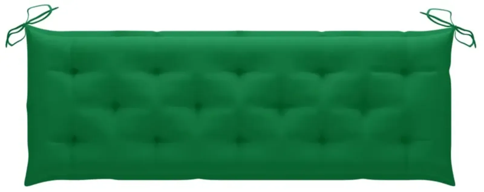 vidaXL Garden Bench Cushion Green 59.1"x19.7"x2.8" Fabric