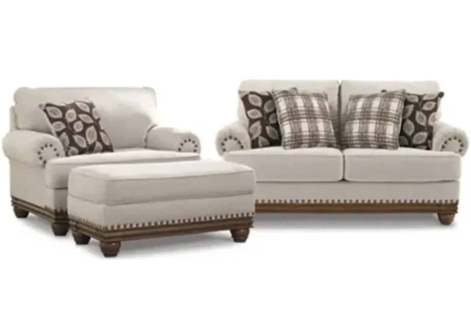 Harleson Loveseat, Chair, and Ottoman