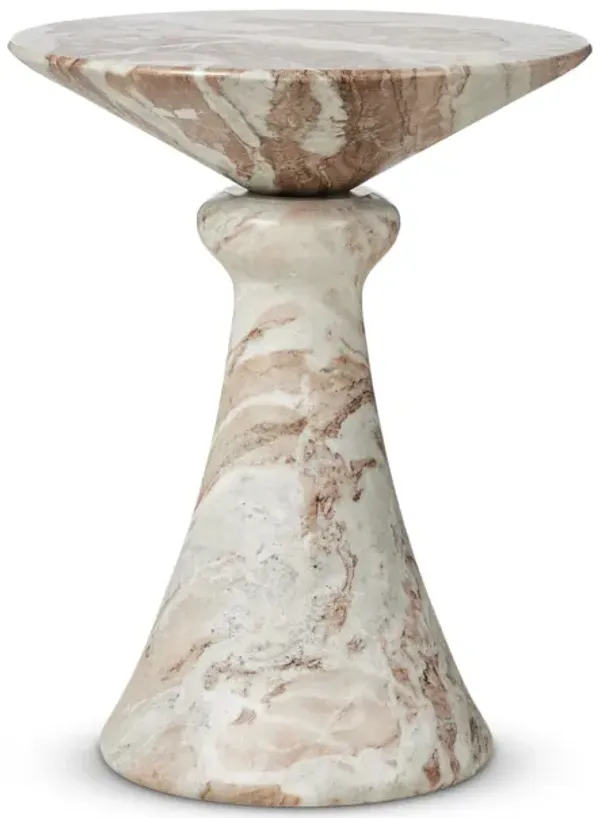 Connie Sawar Marble End Table