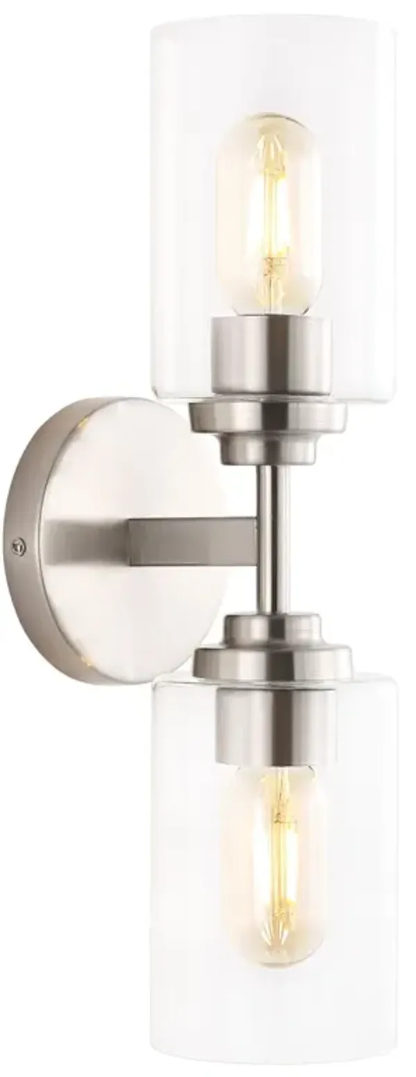 Juno Farmhouse Industrial Iron Cylinder LED Sconce