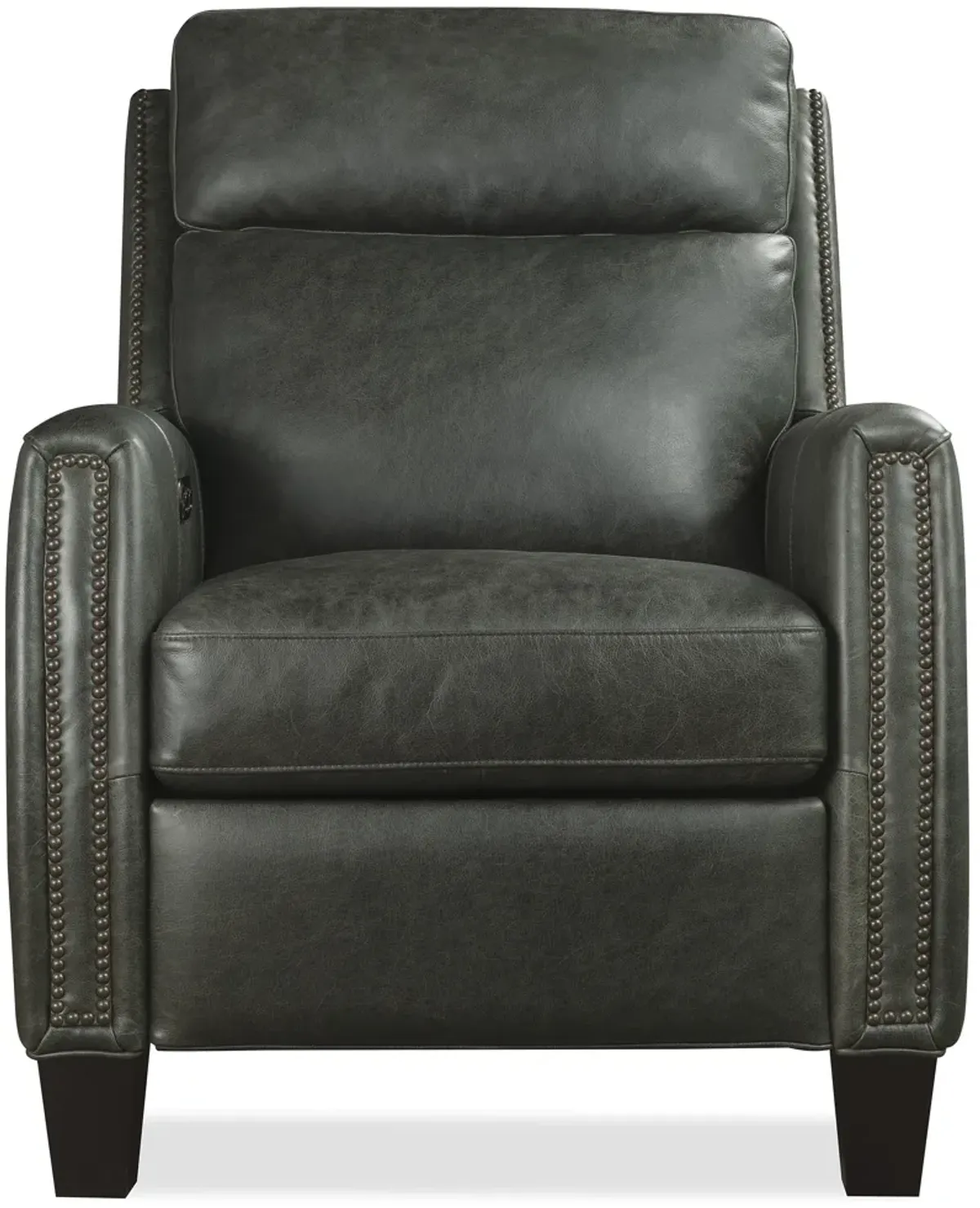 Jacklyn Jala Grey Power Recliner with Pop-Up Headrest