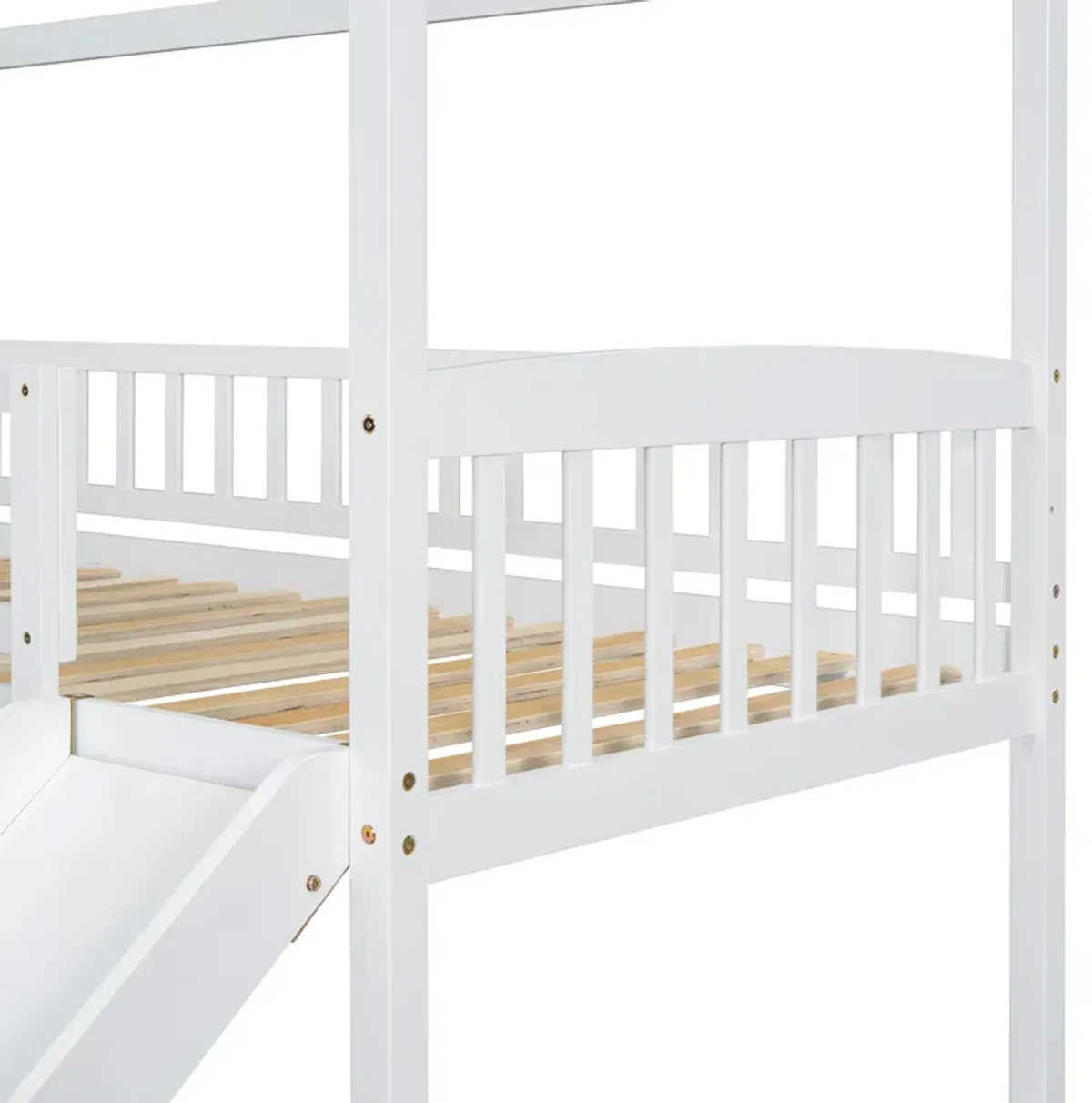 Merax Bunk Bed with Two Drawers and Slide