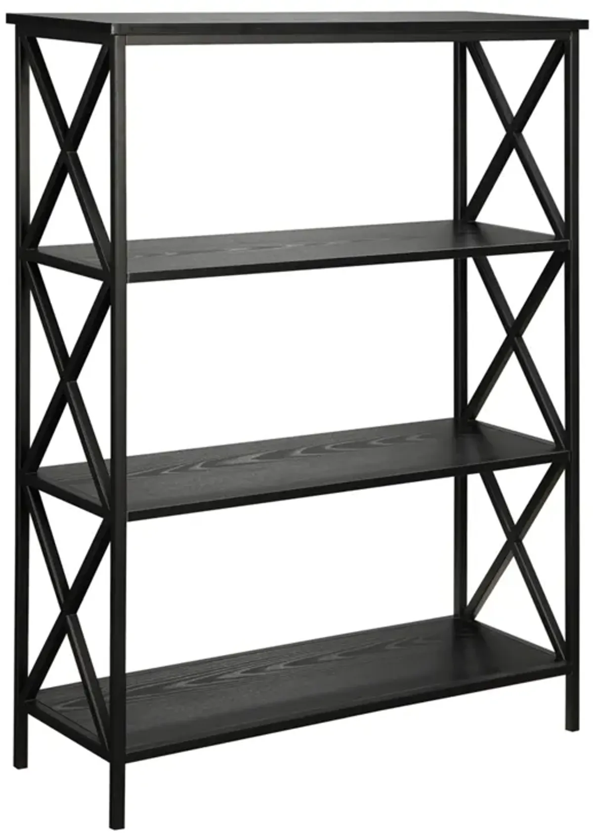 Convenience Concepts Tucson 4 Tier Bookcase, Black