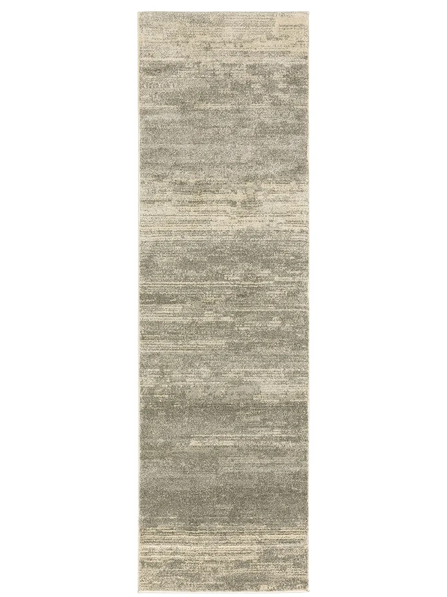 Astor 2'3" x 7'6" Grey Rug