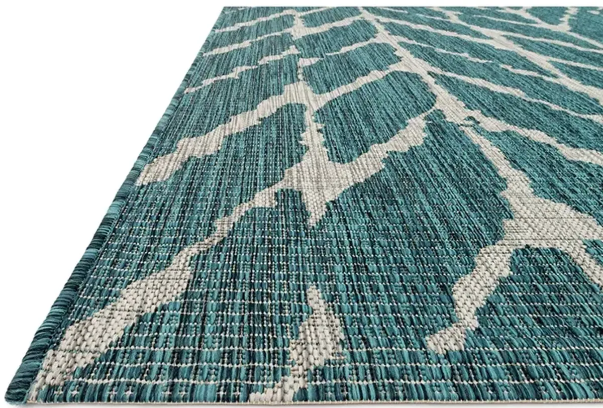 Isle IE02 Teal/Grey 2'2" x 3'9" Rug