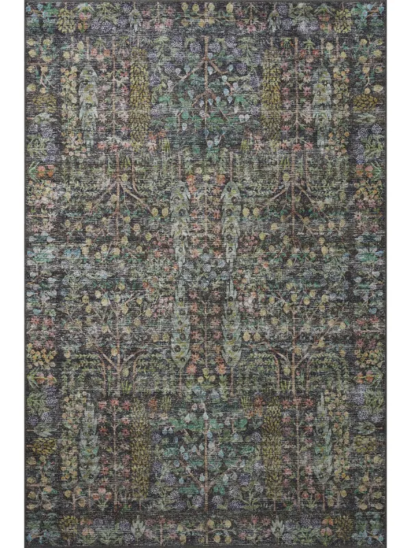 Maison MAO07 Charcoal 7'6" x 9'6" Rug by Rifle Paper Co. x Loloi