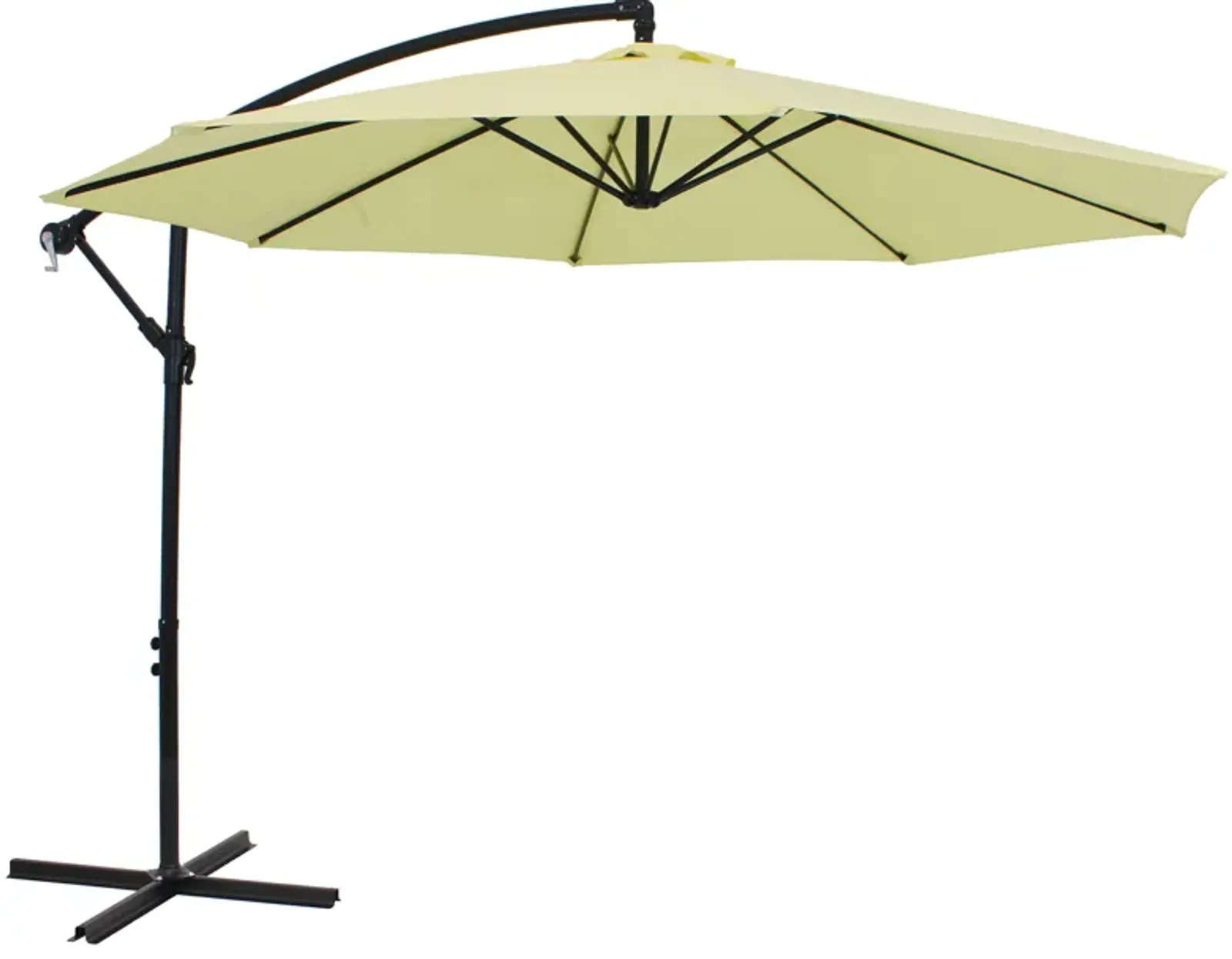 Sunnydaze 9' Cantilever Offset Patio Umbrella with Crank