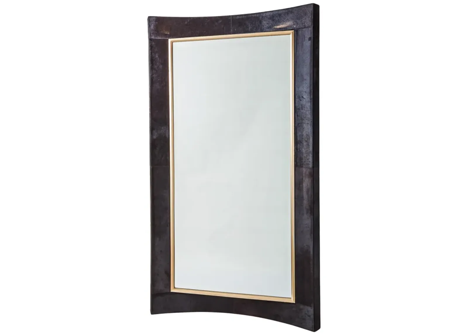 Curved Floor Mirror- Black