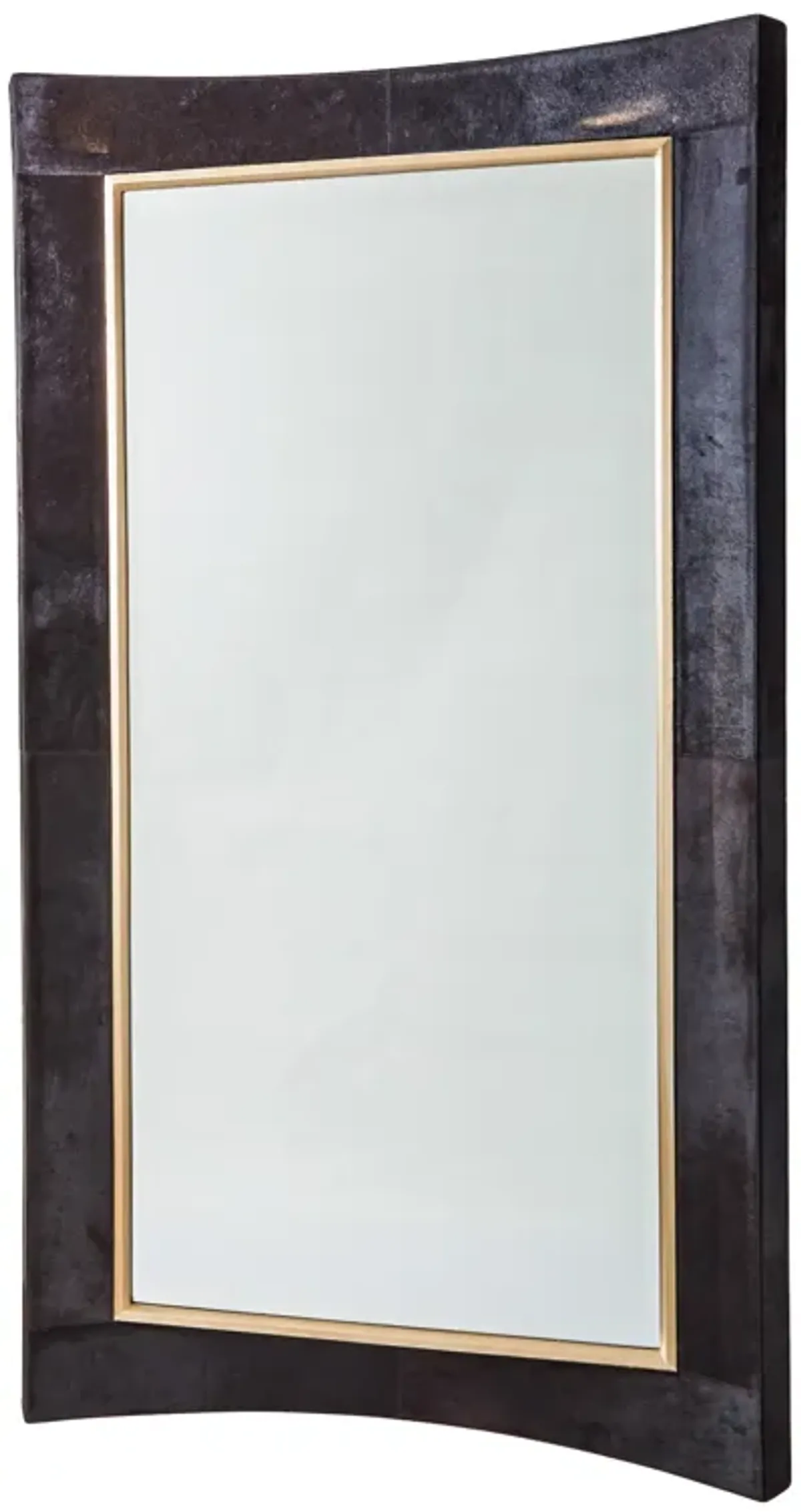 Curved Floor Mirror- Black