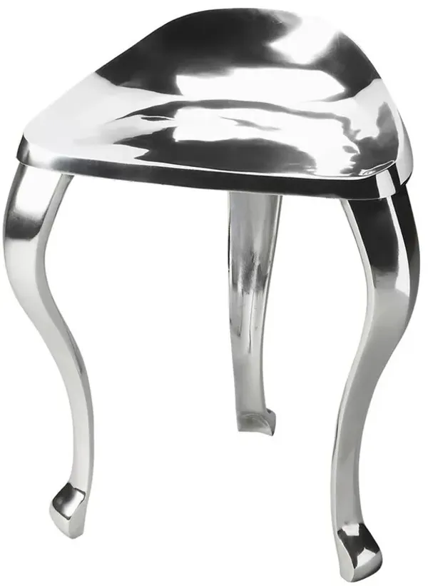 Butler Specialty Company Tripod Metal 16.25W Stool, Silver