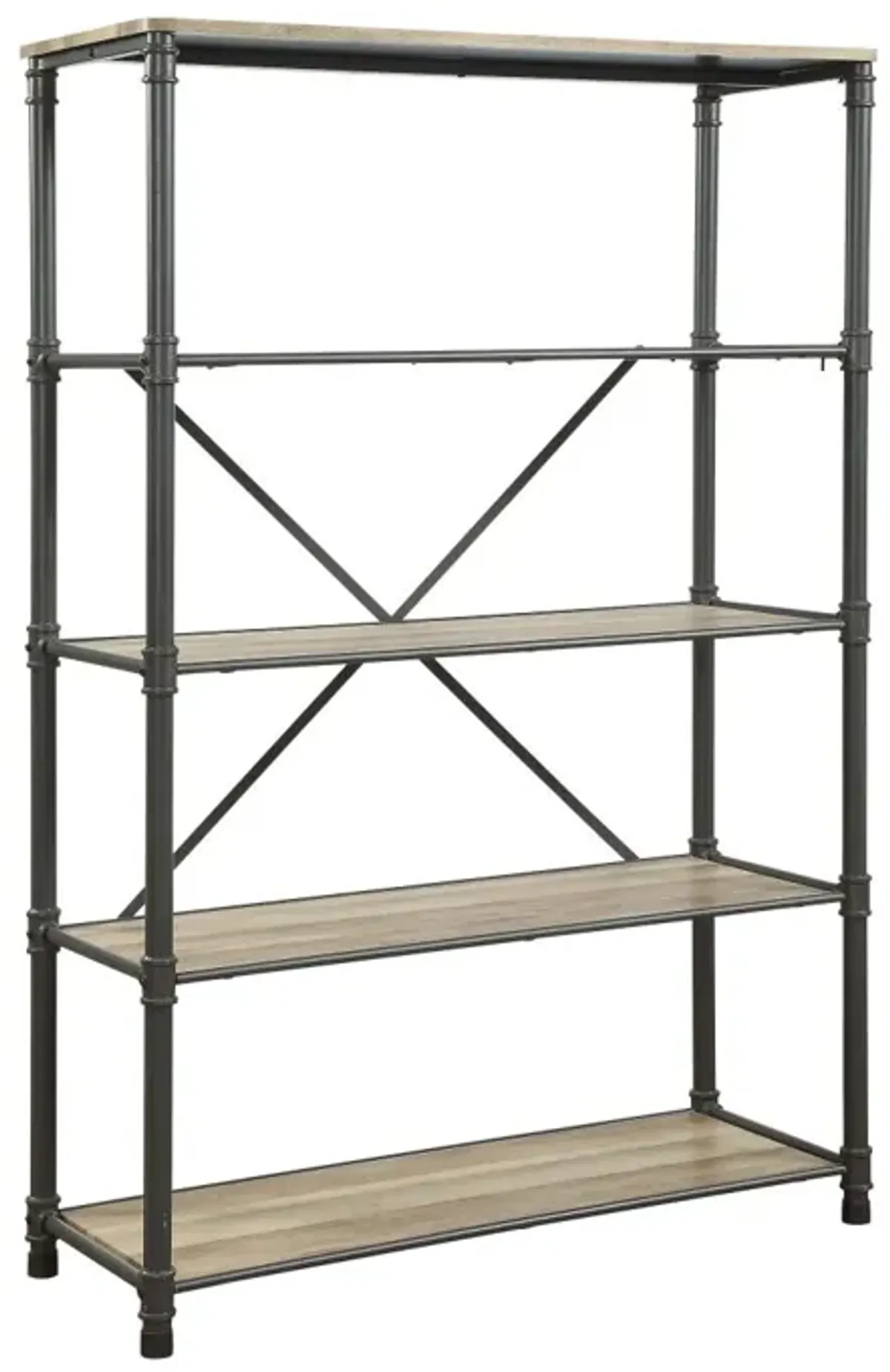 Itzel Bookshelf In Oak & Sandy