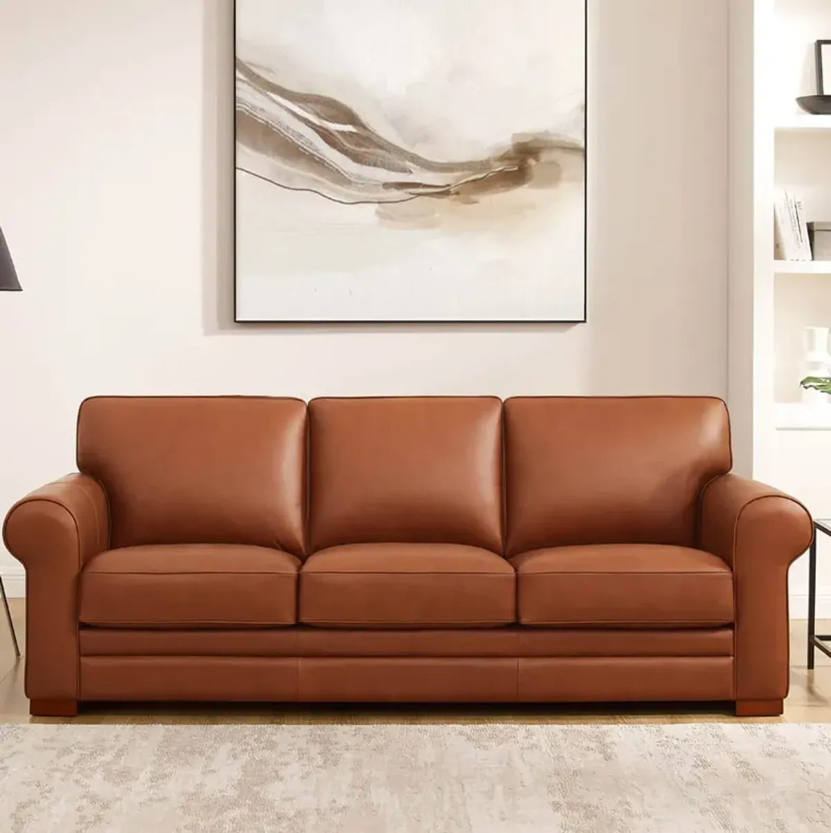 Brookfield Top Grain Leather Sofa