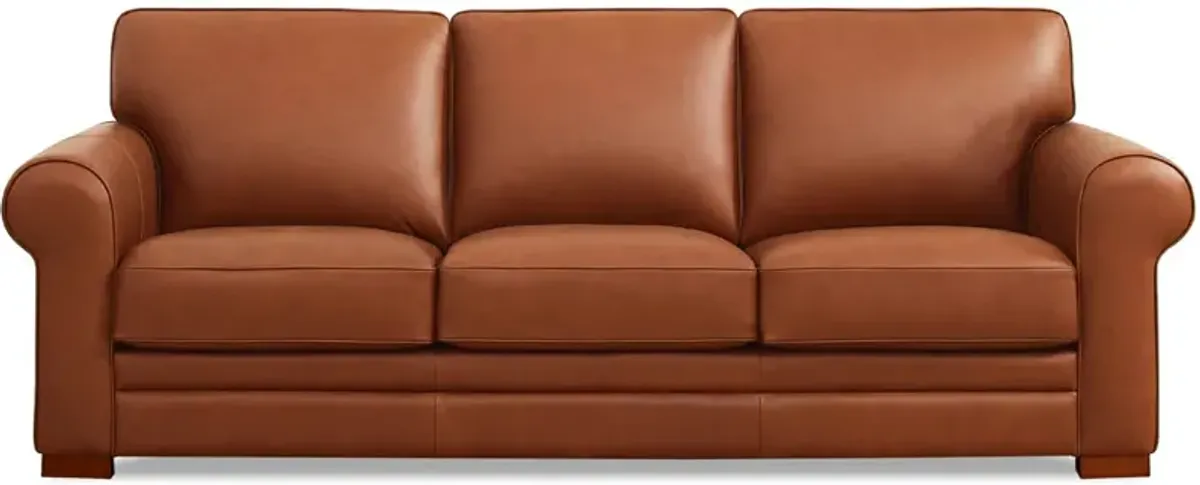 Brookfield Top Grain Leather Sofa