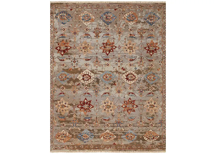 Leylan 0583F 7'9" x 9'9" Brown/Tan/Gray Rug