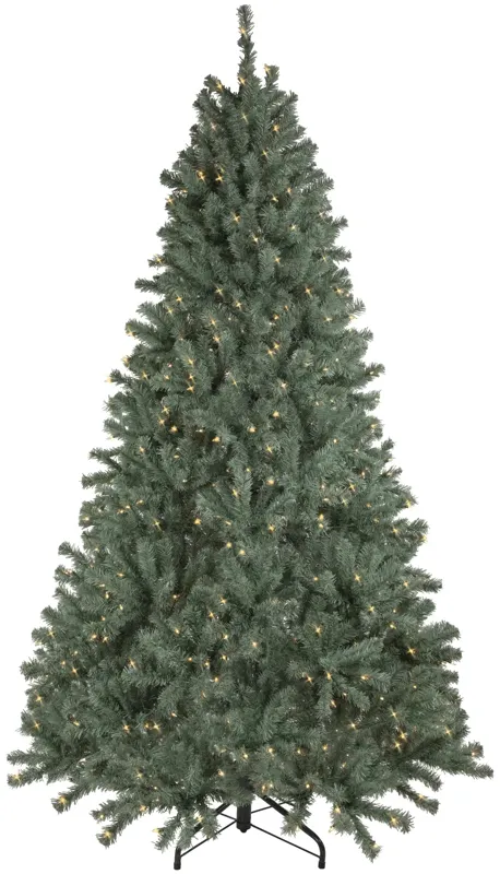 7.5' Pre-Lit Colorado Blue Spruce Artificial Christmas Tree  Clear Lights