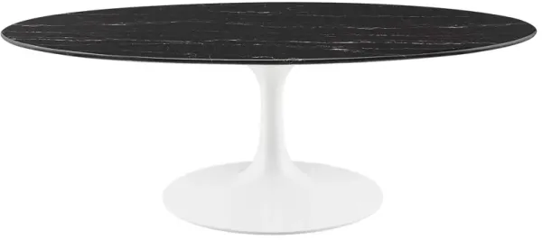 Modway Lippa Coffee Table, White Black