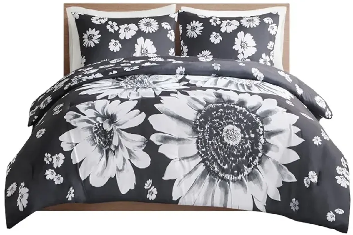 Gracie Mills Alistair Reversible Floral Comforter Set