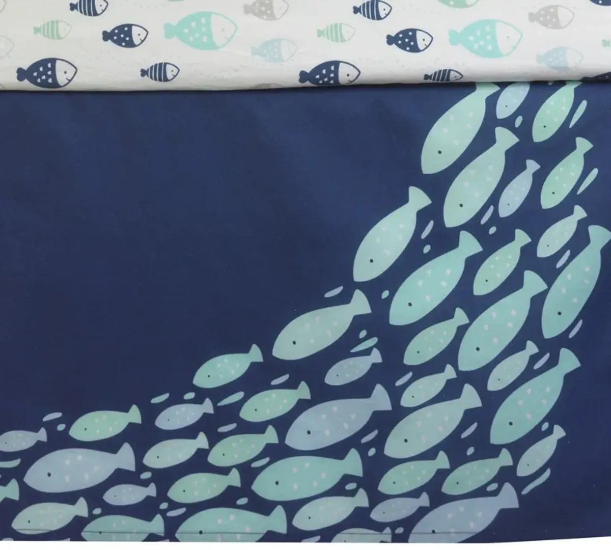 Lambs & Ivy Oceania 6-Piece Baby Crib Bedding Set - Blue Ocean, Nautical, Aquatic, Whale, Octopus Theme