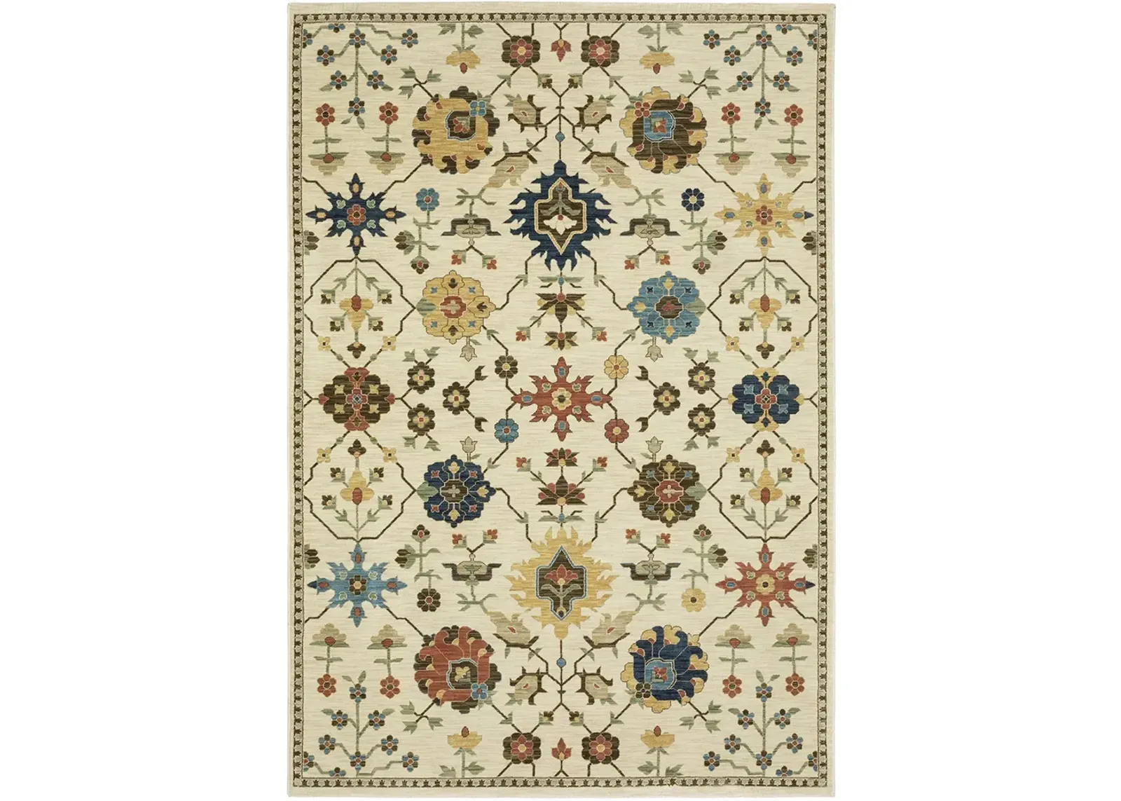 Francesca 5'3" x 7'6" Ivory Rug