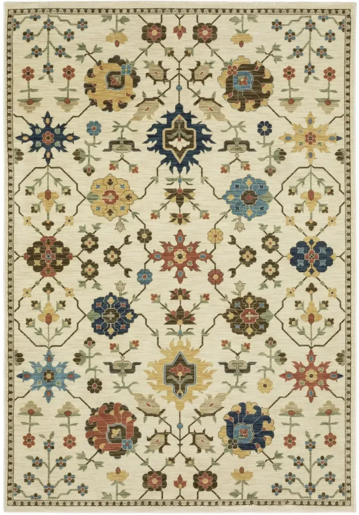 Francesca 5'3" x 7'6" Ivory Rug