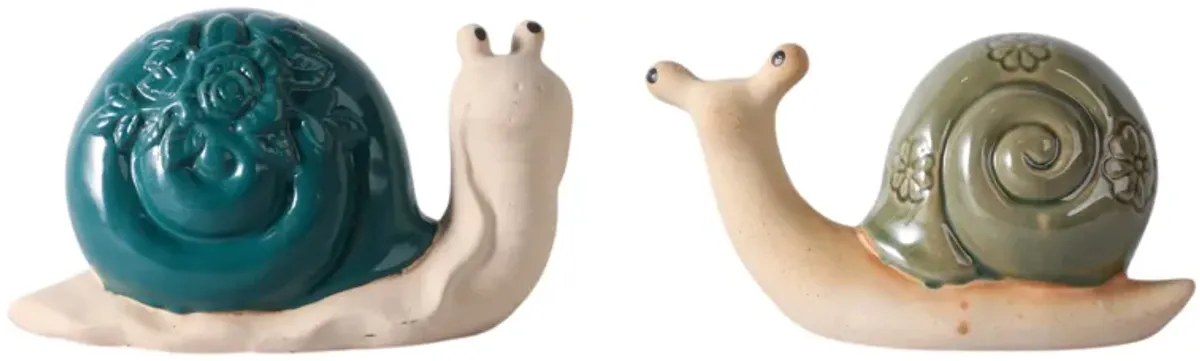 Flower Snails (Set of 2)