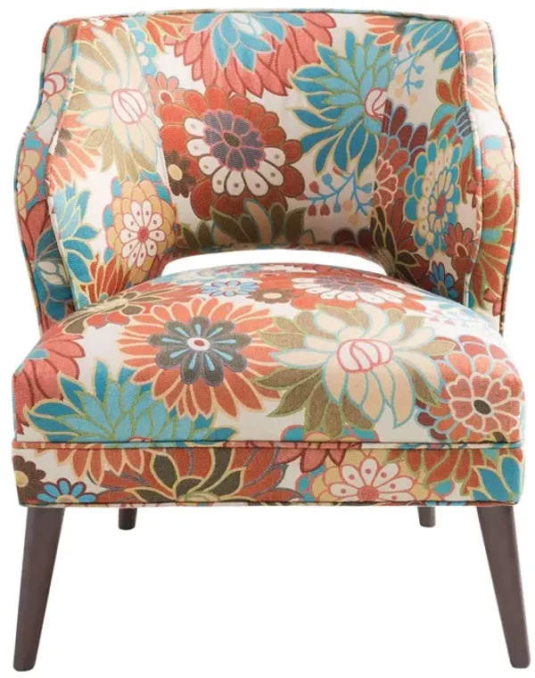 Gracie Mills Belinda Modern Open Back Accent Chair