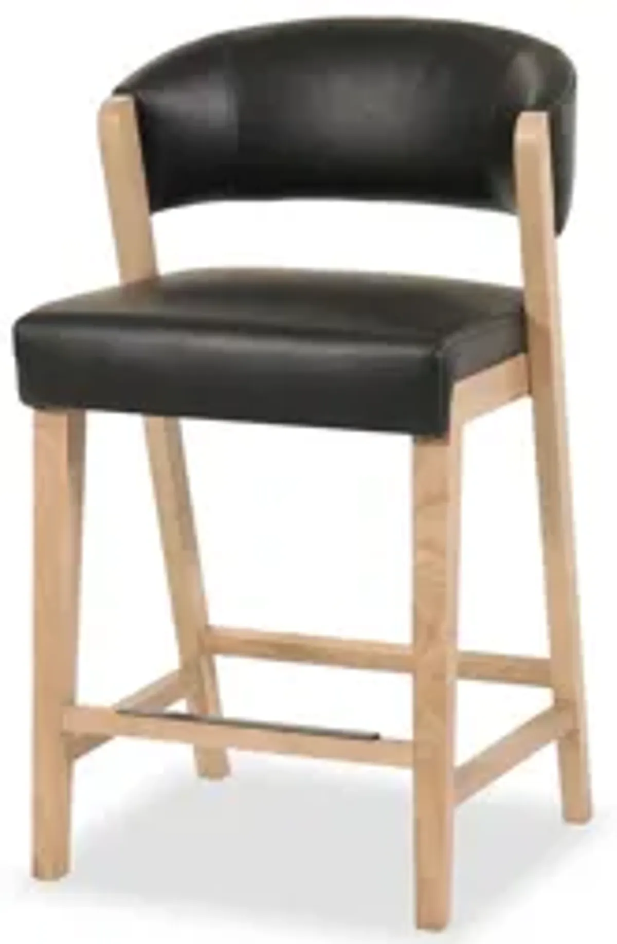 Wax Black Barstool