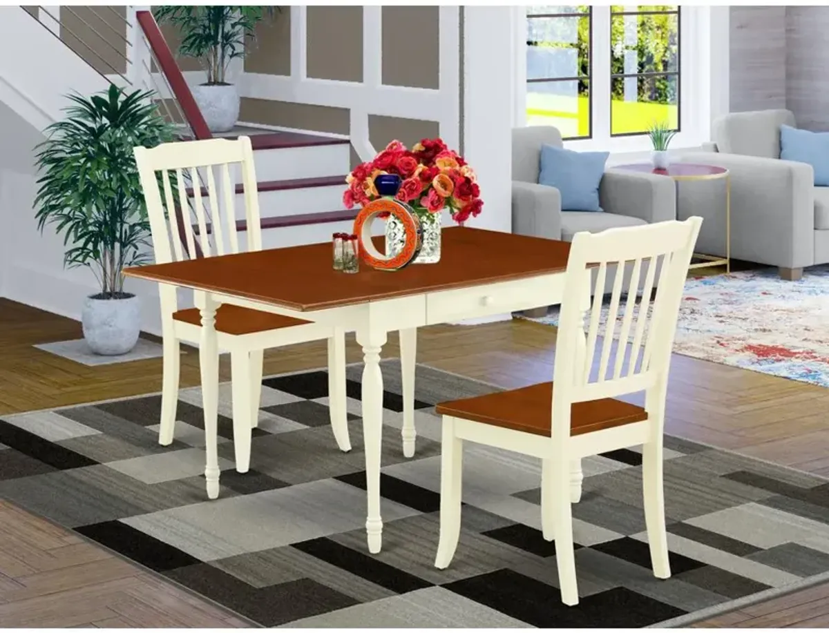 Dining Room Set Buttermilk & Cherry