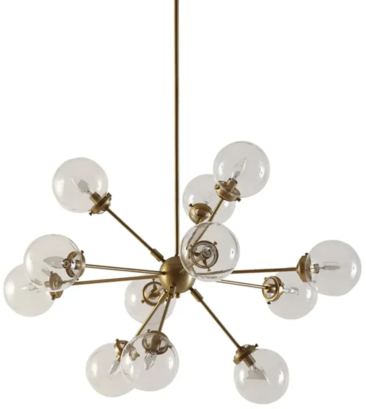 12-Light Chandelier With Oversized Globe Bulbs