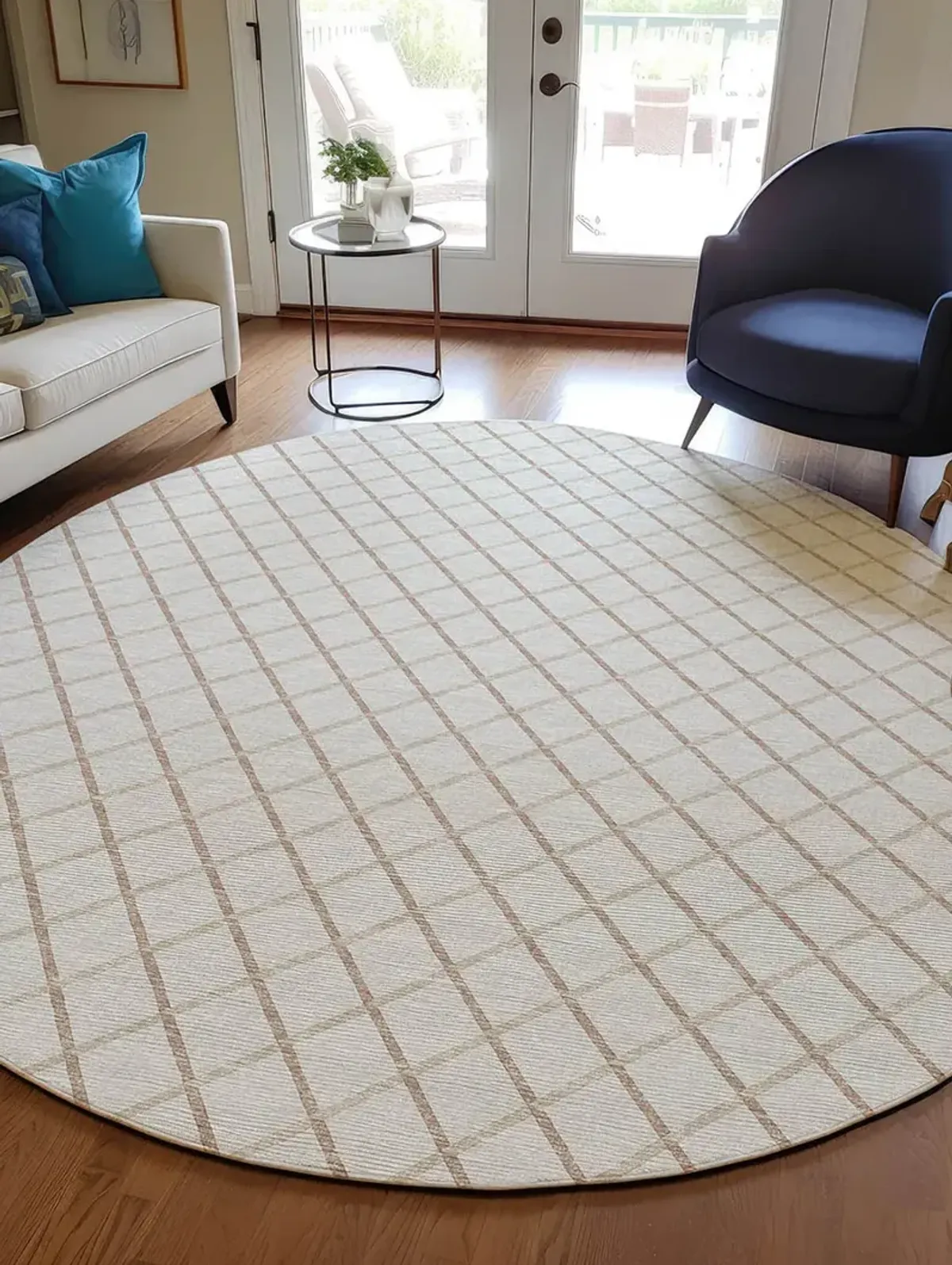 York YO1 Ivory 6' Rug