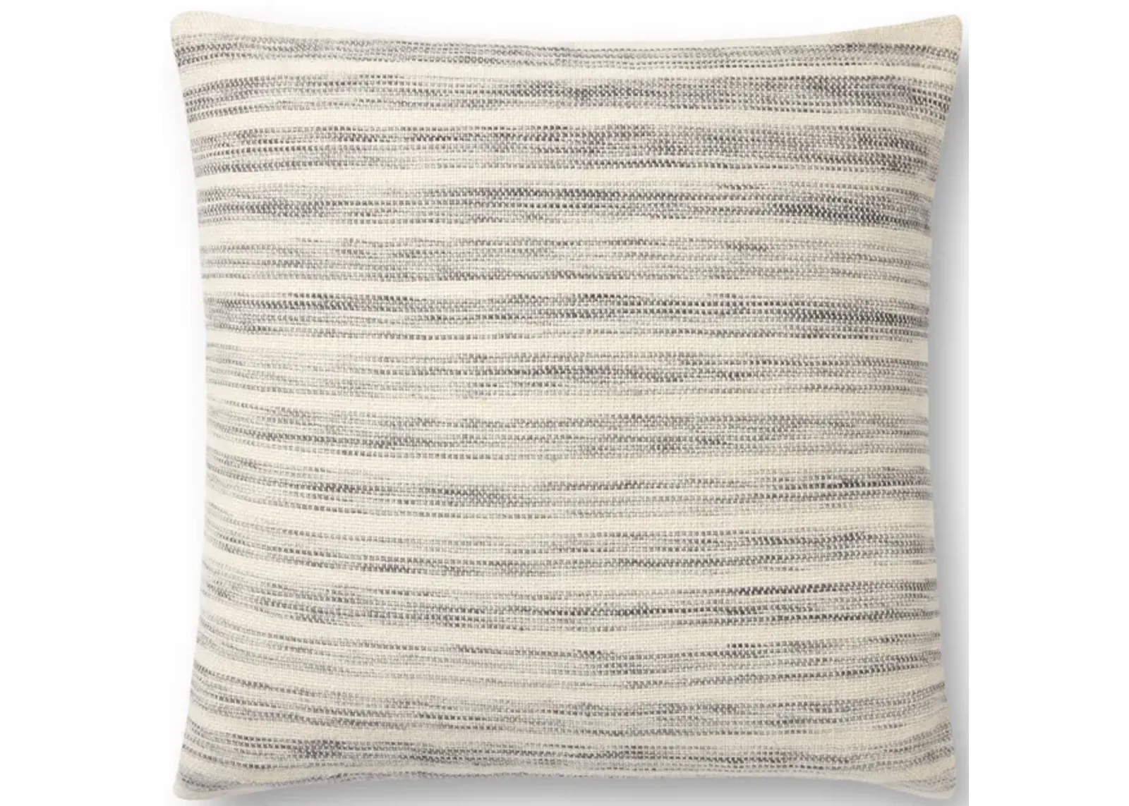 Marielle PAL0028 Ivory/Stone 22''x22'' Polyester Pillow by Amber Lewis x Loloi