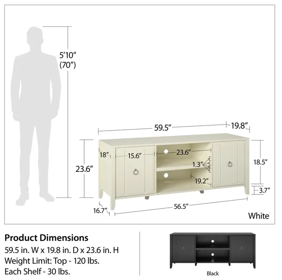 Her Majesty TV Stand