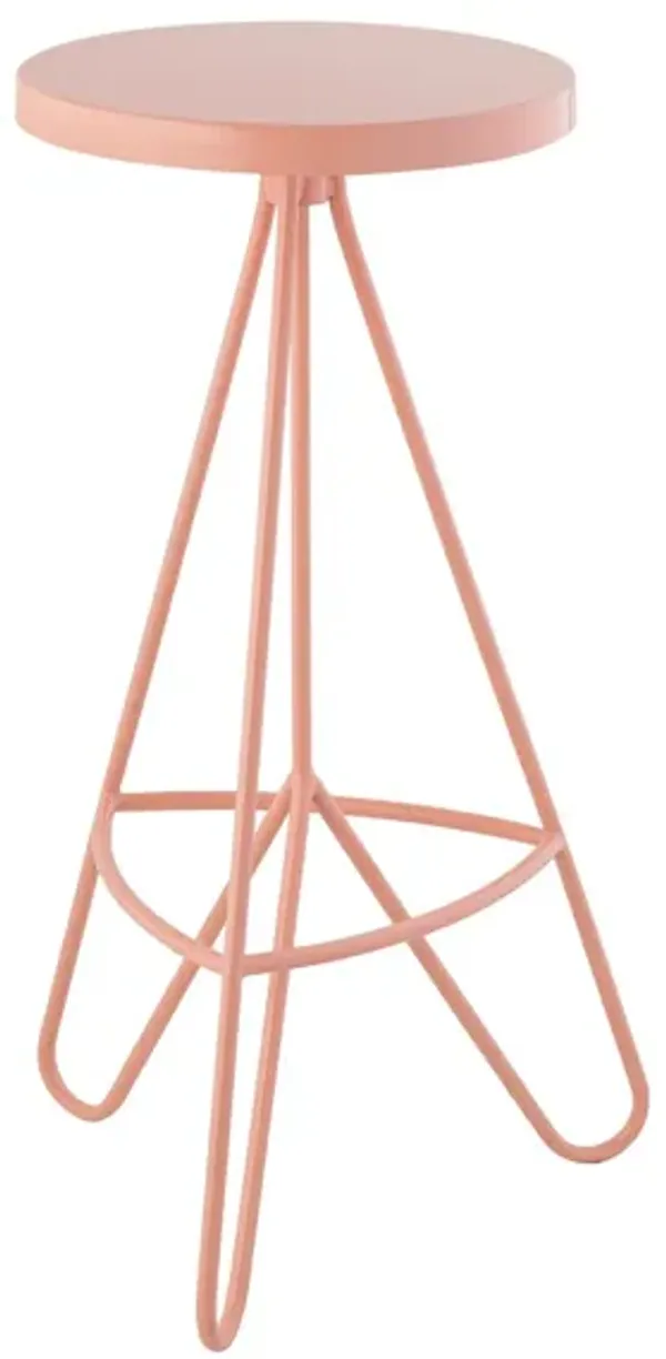 Trinity Modern Industiral Iron Tripod Backless Bar Stool