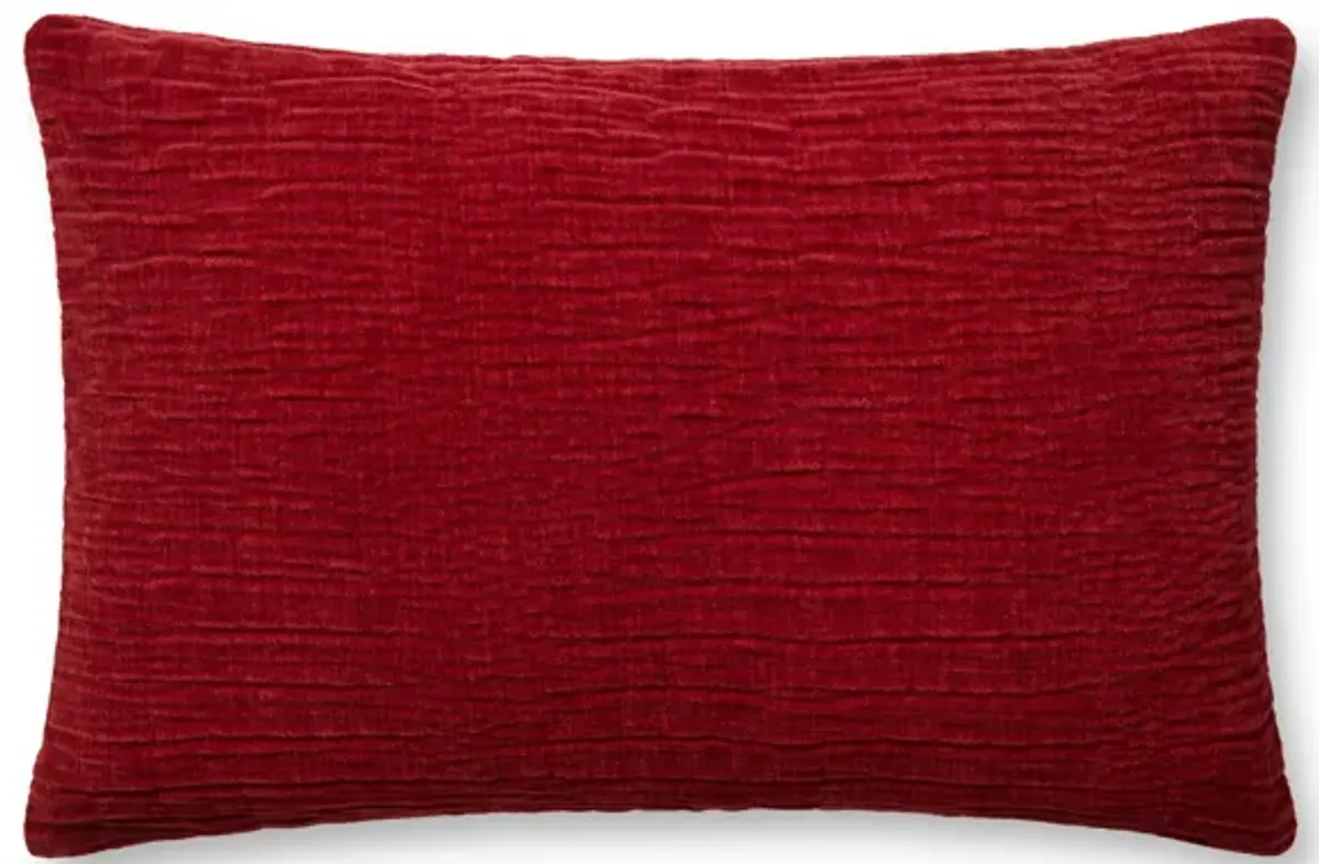 Red 13''x21'' Down Pillow