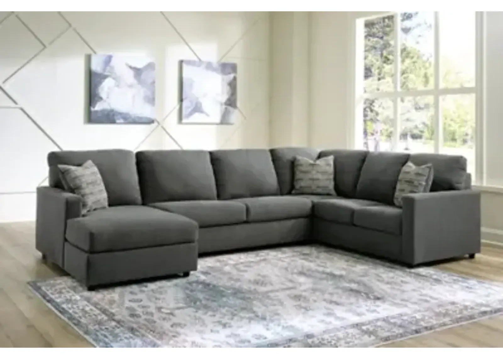 Edenfield 3-Piece Sectional with Chaise