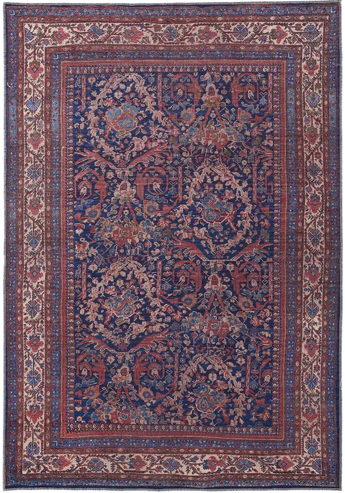 Rawlins 39HGF Red/Blue/Tan 2' x 3' Rug