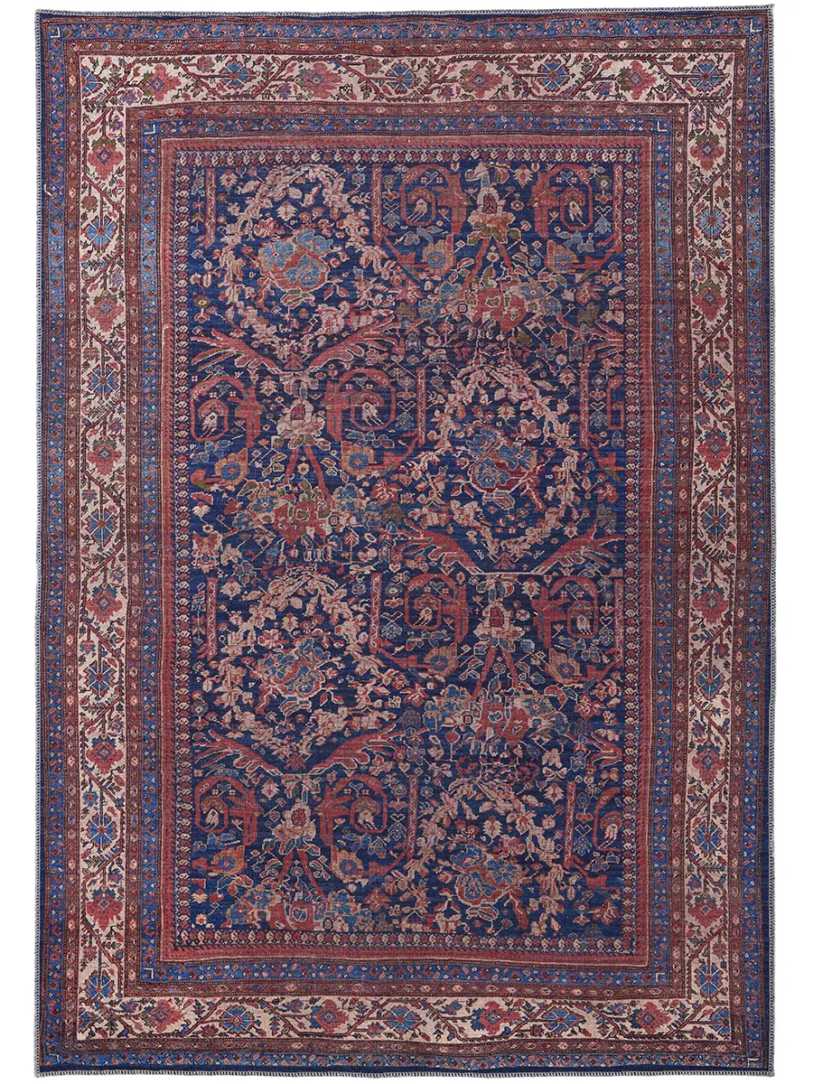 Rawlins 39HGF Red/Blue/Tan 2' x 3' Rug