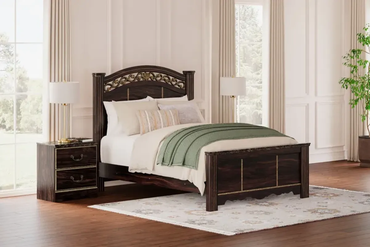 Glosmount King Poster Bed