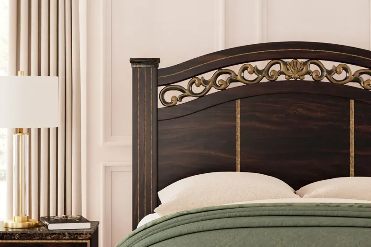 Glosmount King Poster Bed