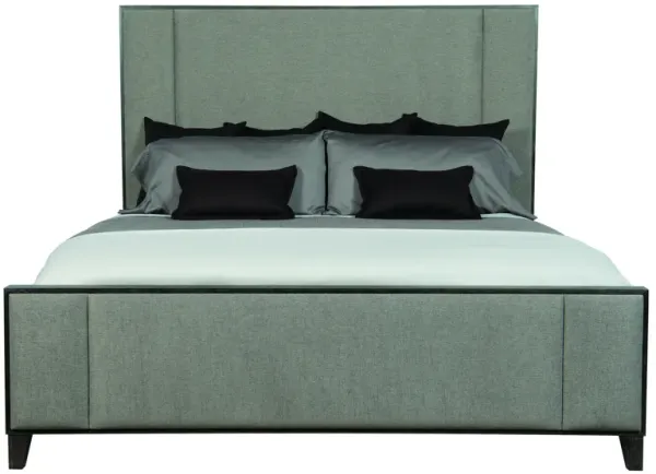 Linea California King Panel Bed in Charcoal