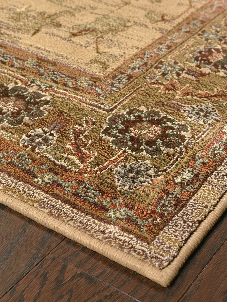 Kharma 2'6" x 9'1" Beige Rug