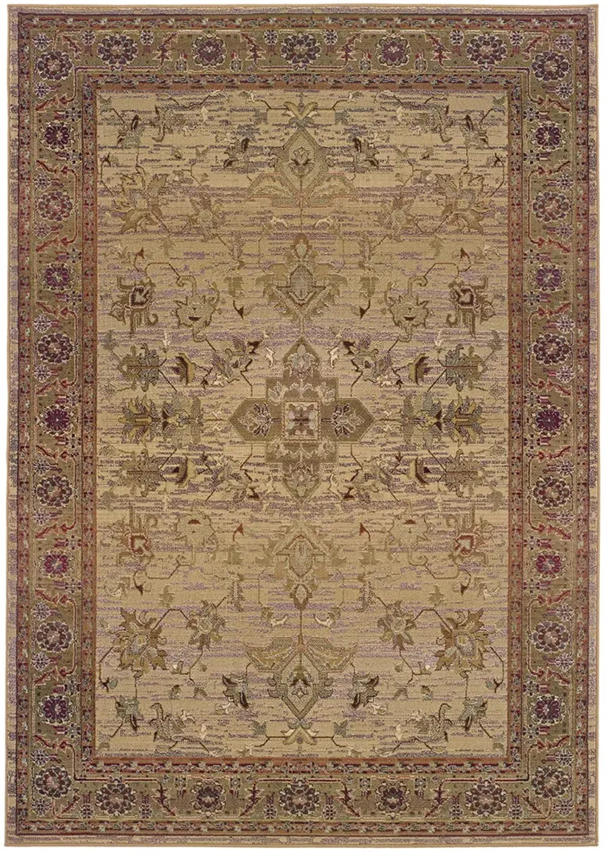 Kharma 2'6" x 9'1" Beige Rug