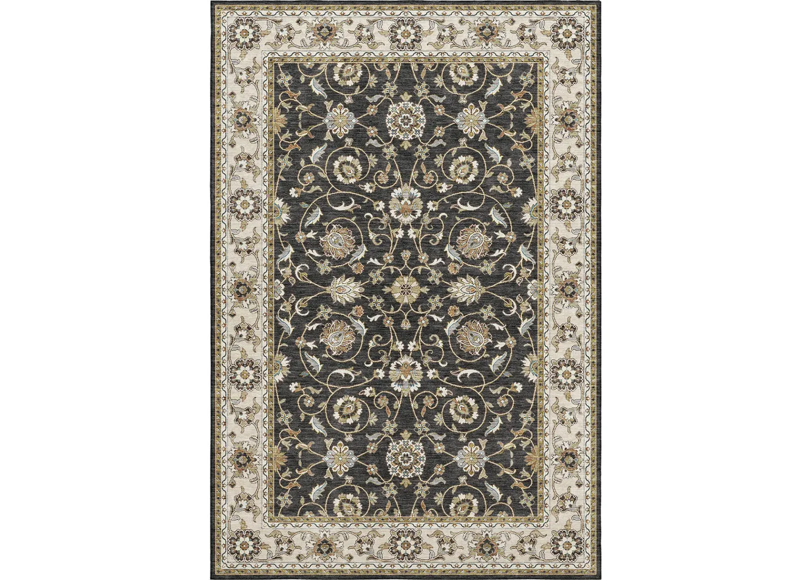 Hatay HY1 Black 8' x 10' Rug